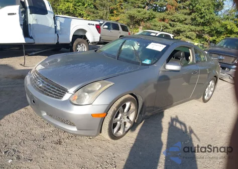 2004 Infiniti G35 from USA, damaged, VIN JNKCV54E54M824896